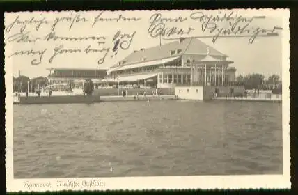 Hannover. Maschsee Gaststätte