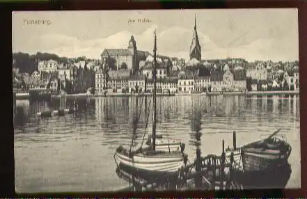 Flensburg. Am Hafen