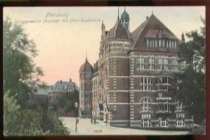 Flensburg. Kunstgewerbemuseum mit Oberrealschule