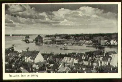 Flensburg. Blick auf Duburg