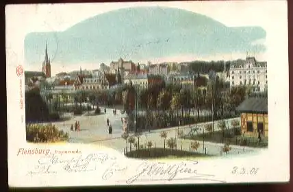 Flensburg. Promenade