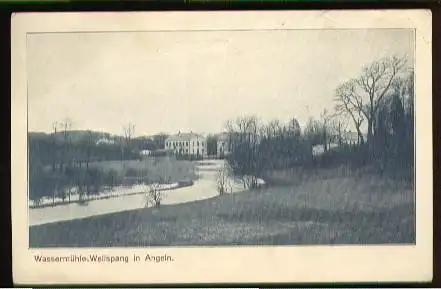 Angeln. Wassermühle Wellspang