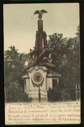 Schleswig. Gruss aus. Kanonendenkmal