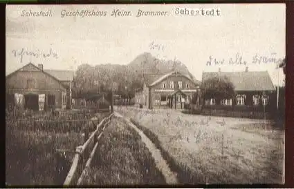 Sehestedt. Geschäftshaus Heinr. Brammer