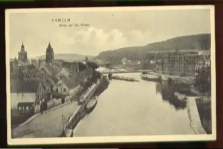 Hameln. Blick auf die Weser