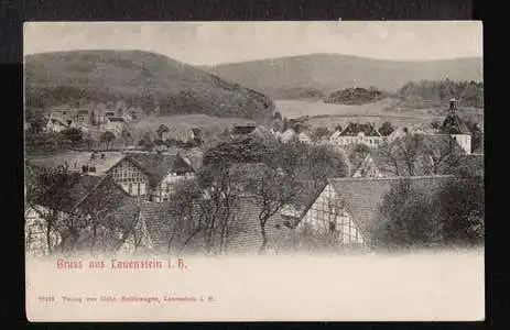 Lauenstein i. H. Gruss aus.