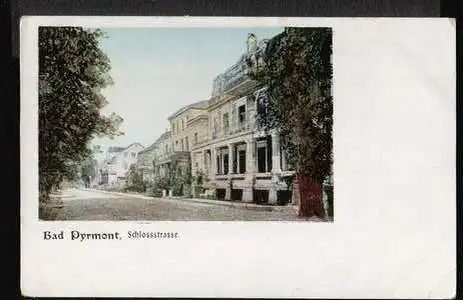 Bad Pyrmont. Schlossstrasse