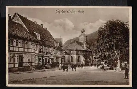 Bad Grund. Harz. Markt