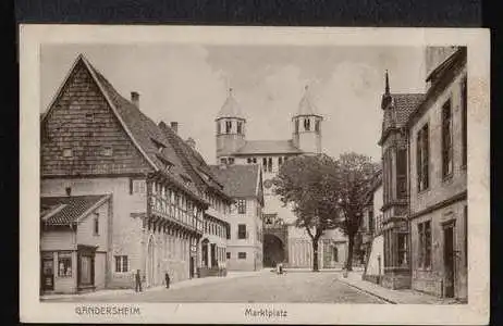 Gandersheim. Marktplatz