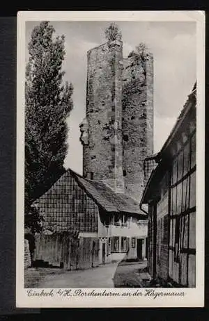 Einbeck. Im Harz. Storchenturm an der Hägermauer