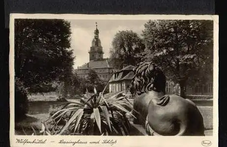 Wolfenbüttel. Lessinghaus und Schloss