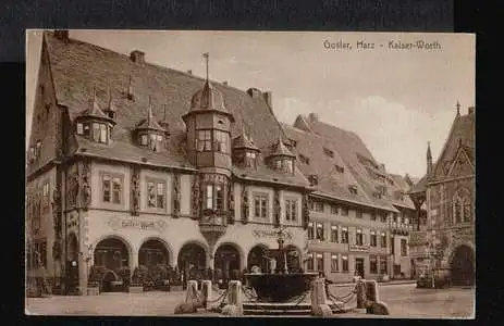 Goslar. Harz. Kaiser Worth
