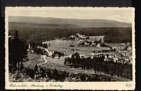 Hahnenklee. Oberharz. Vom Bocksberg