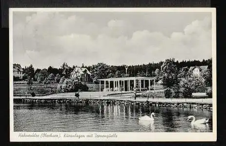 Hahnenklee. Oberharz. Kuranlagen mit Irenenquelle