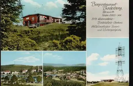 Hahnenklee Bockswiese, Oberharz. Bergrestaurant Bocksberg