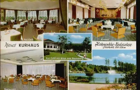 Hahnenklee Bockswiese, Oberharz. Neues Kurhaus