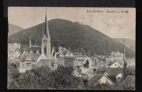 Bad Harzburg. Burgberg und Kirche