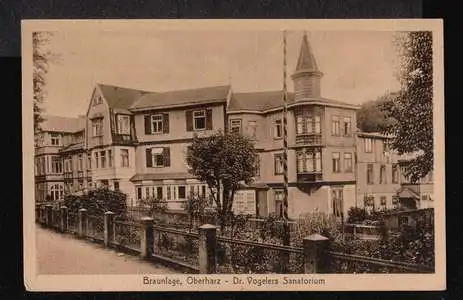 Braunlage. Oberharz. Dr. Vogeler´s Sanatorium