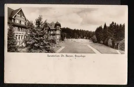 Braunlage. Sanatorium Dr. Barner