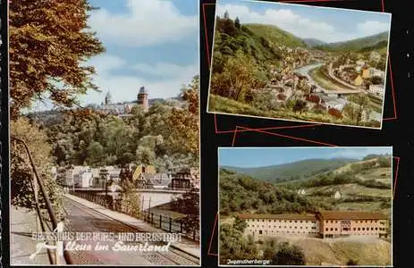 Altena im Sauerland. Gruss aus der Burg und Bergstadt