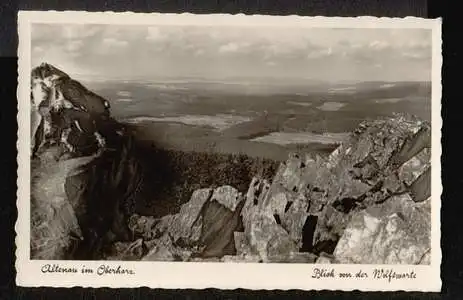 Altenau im Oberharz. Blick von der Wolfswarte