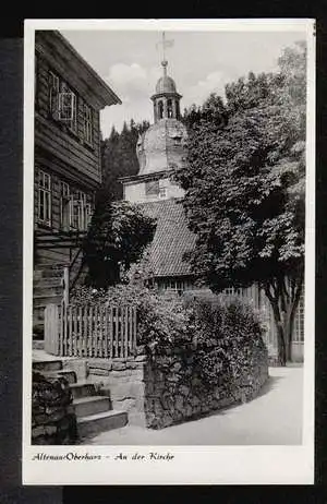 Altenau. Oberharz. An der Kirche