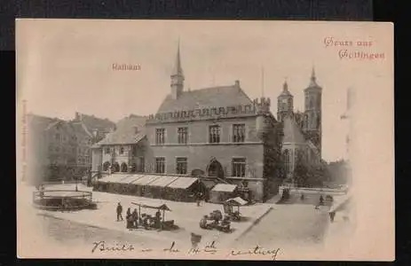 Göttingen. Gruss aus. Rathaus