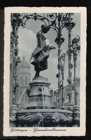 Göttingen. Gänselieselbrunnen