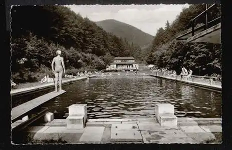 Lonau im Harz. Luftkurort. Schwimmbad