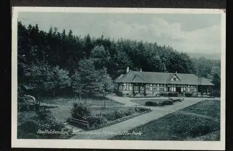 Stadtoldendorf. Schützenhaus Mittendorffs Park