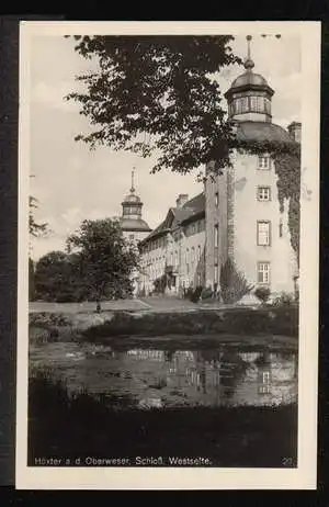 Höxter an der Oberweser. Schloss, Westseite
