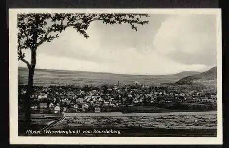 Höxter . Weserbergland. vom Räuscheberg