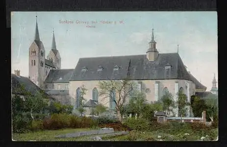 Corvey bei Höxter a. W. Schloss. Kirche