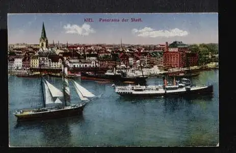 Kiel. Panorama der Stadt