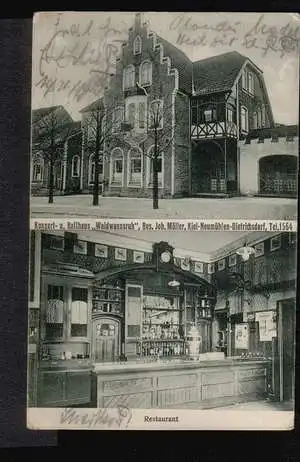 Kiel. Konzert und Ballhaus "Waidwannsruh", Restaurant