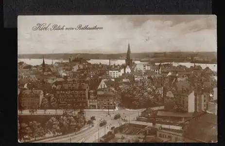 Kiel. Blick vom Rathausturm