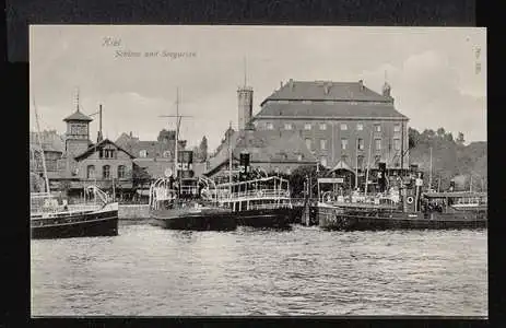 Kiel. Schloss mit Seegarten