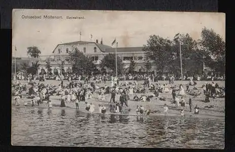 Kiel. Ostseebad Möltenort, Badestrand