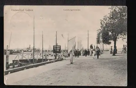 Laboe. Ostseebad. Landungsbrücke