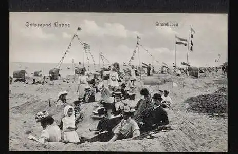 Laboe. Ostseebad. Strandleben