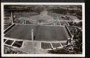 Amtliche Olympia Postkarte Nr. 8 Reichssportfeld Dietrich Eckardt Bühne