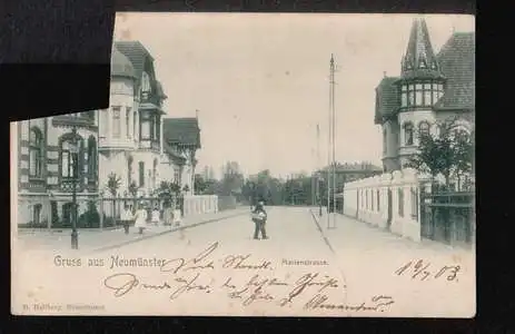 Neumünster. Gruss aus. Marienstrasse