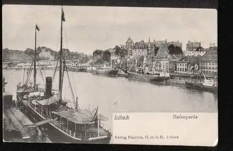 Lübeck. Hafenpartie