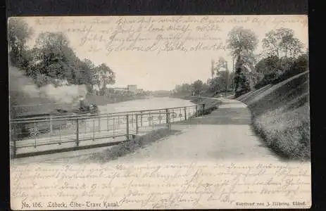 Lübeck. Elbe Trave Kanal