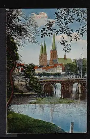 Lübeck. Dankwartsbrücke