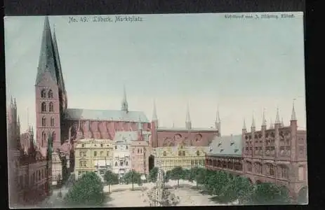 Lübeck. Marktplatz