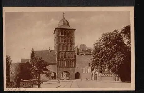 Lübeck. Burgtor.