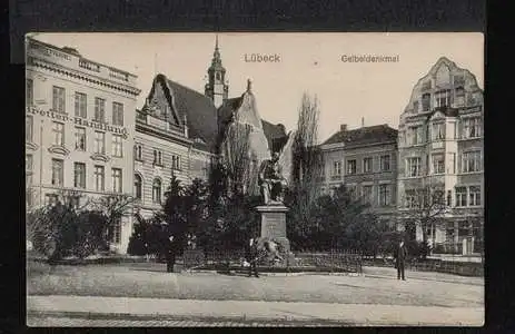 Lübeck. Geibeldenkmal