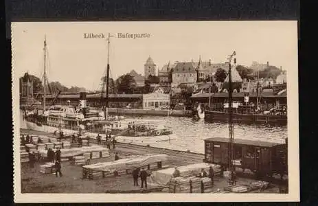 Lübeck. Hafenpartie