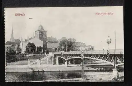 Lübeck. Burtorbrücke